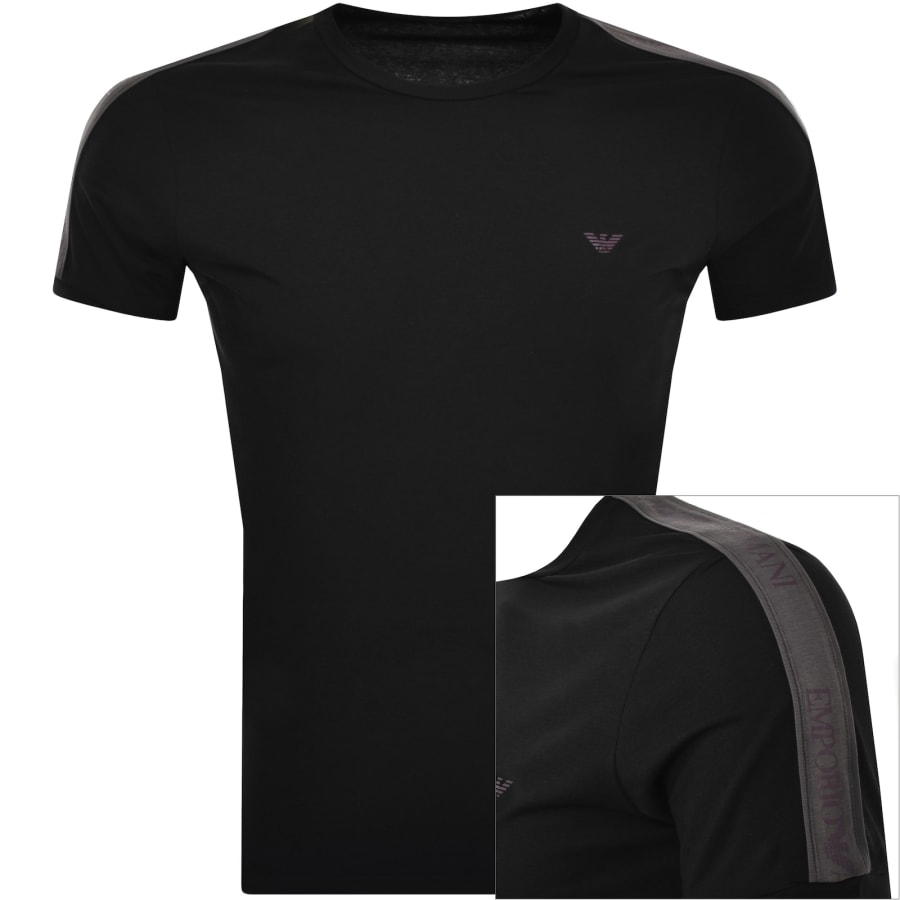 Emporio Armani Underwear Black Cotton T Shirt IT46 M